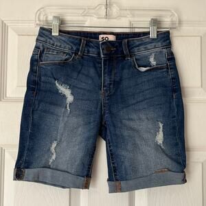 SO Denim Cuffed Shorts - Size 12